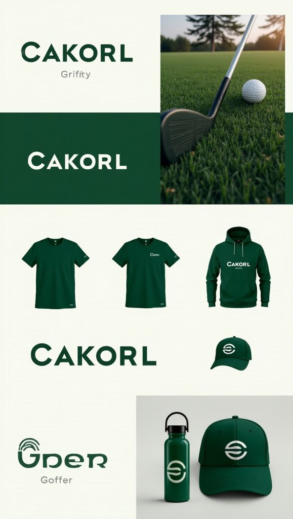 Full brand identity package with logo and color palette